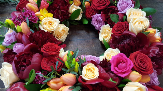 Wreath work    Flowers made with love - Scent Floral Boutique NZ