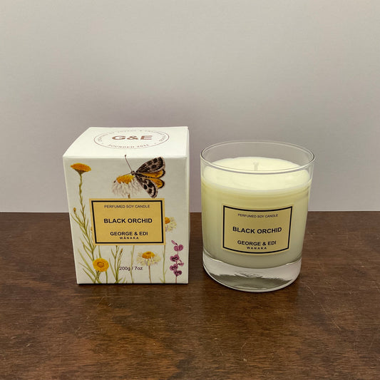 George & Edi Black Orchid Candle