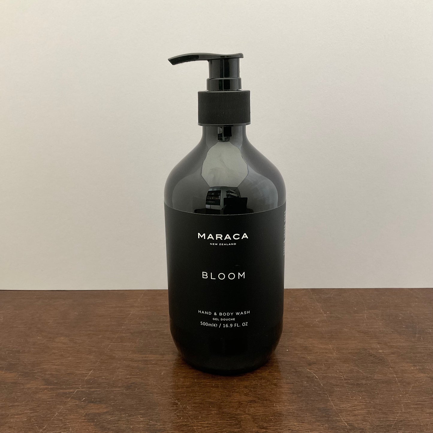 Hand and Body wash with a floral fragrance made by Maraca